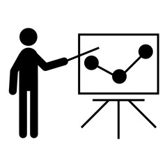 Lecturer vector icon