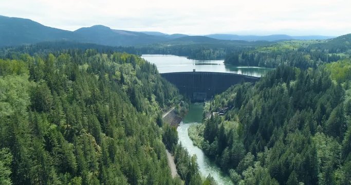 Alder Lake Dam Nisqually River Washington