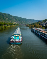 Naklejka premium Mosel schifffahrt