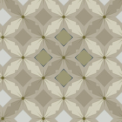 Abstract pattern from geometric shapes.Seamless pattern vector illustration. Color carpet.