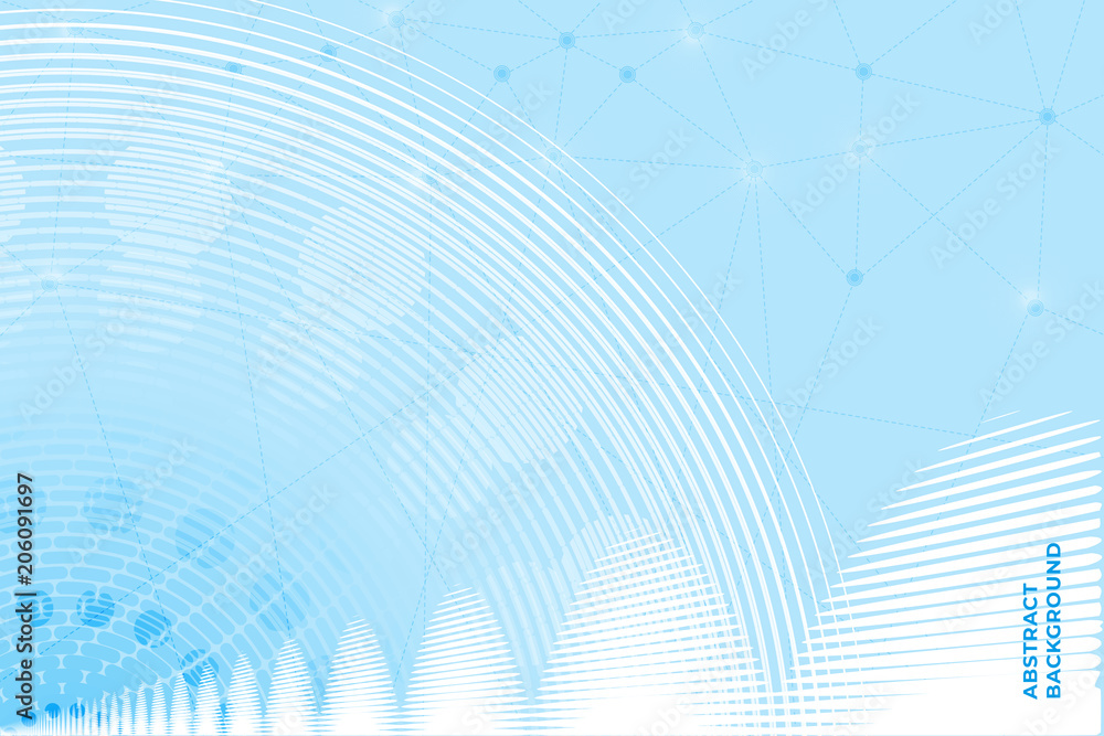 Canvas Prints abstract blue background. concept of vector design.