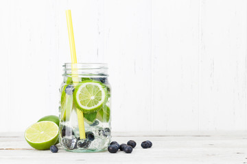 Fresh lemonade jar