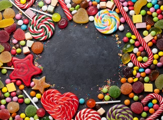Fotobehang Snoepjes Colorful sweets
