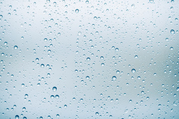 water drops on window