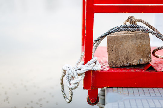 Stone Anchor on Pontoon