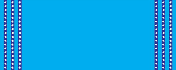 Blue Stars and Stripes Background