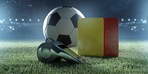 Fußballschiedsrichterausrüstung © lassedesignen