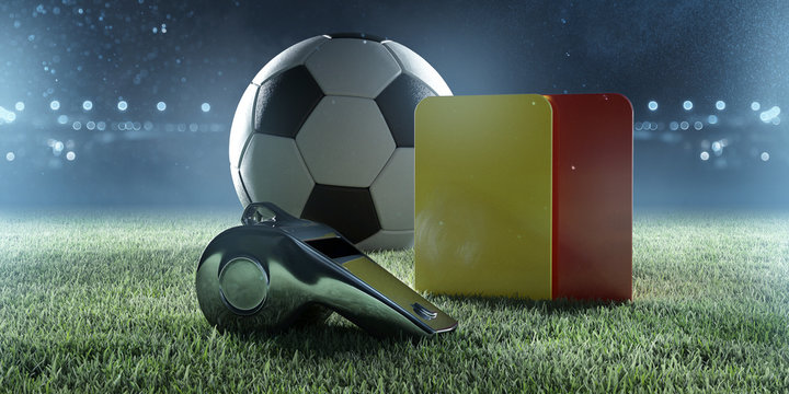 Fu&szlig;ballschiedsrichterausr&uuml;stung