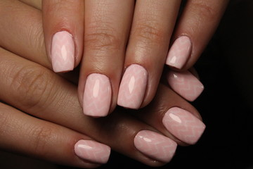 glamorous beautiful manicure