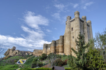 Castillo de  Valencia Don Juan en la provincia de Leon