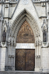 Obraz premium Entrée d'une église