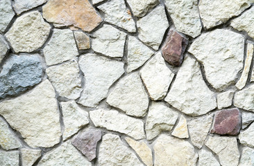 wall with stones