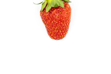 strawberry on the white background.  Food concept. 