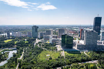 Obraz premium Die Vereinten Nationen in Wien mit der Atomenergiebehörde