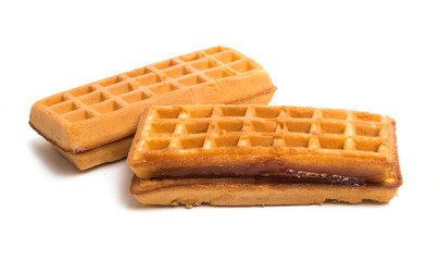 biscuit waffles isolated
