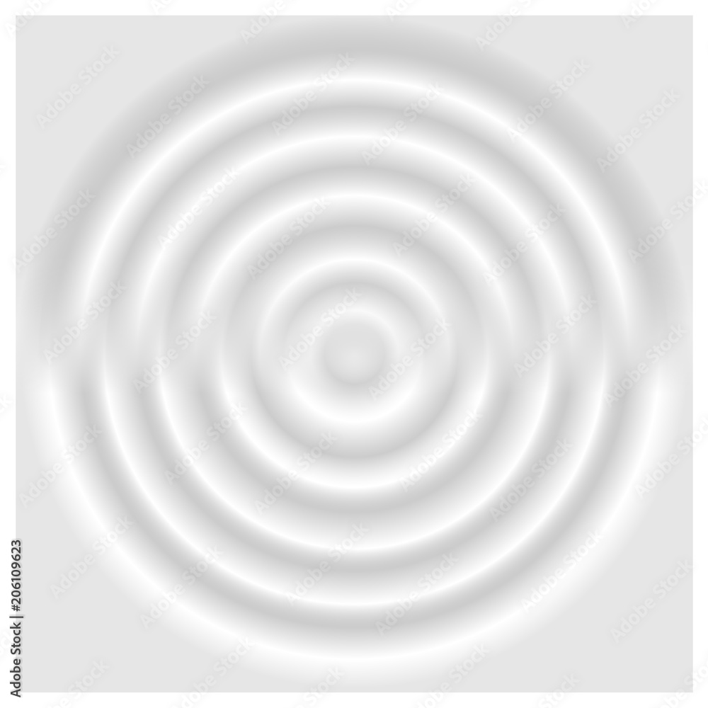 Aufkleber abstract gray circles background. vector design element.