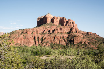 Fototapeta na wymiar Landscape view of Sedona, Arizona in the summer. 