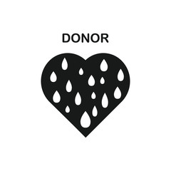 Drop icon in simple style