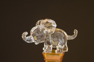 glass elephant