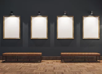 Fotobehang empty gallerys in museum © Kseniya