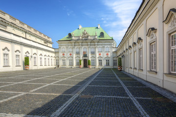 Fototapeta na wymiar Palace Under the Roof. Warsaw, Poland.