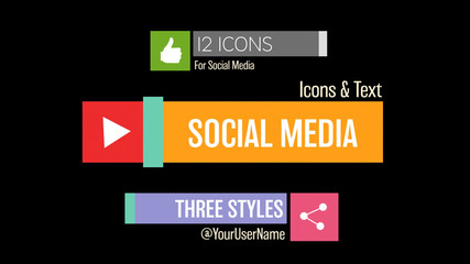Social Icon Titles