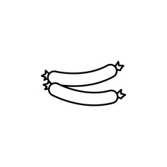 sausages icon. Element of food icon for mobile concept and web apps. Thin line sausages icon can be used for web and mobile