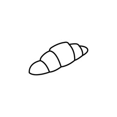 croissant icon. Element of food icon for mobile concept and web apps. Thin line croissant icon can be used for web and mobile