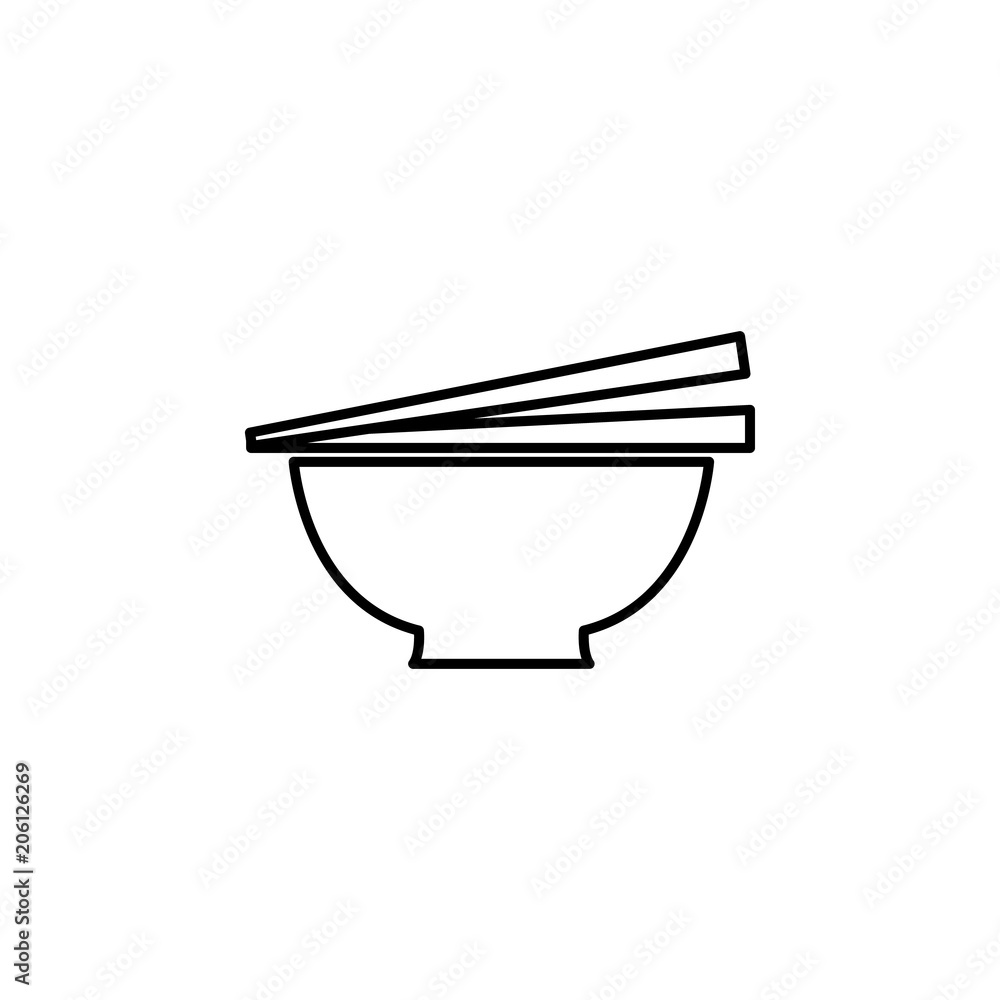Poster soup plate icon. element of food icon for mobile concept and web apps. thin line soup plate icon can
