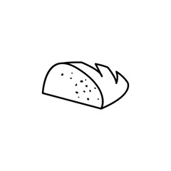 bread icon. Element of food icon for mobile concept and web apps. Thin line bread icon can be used for web and mobile