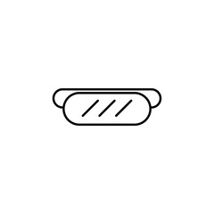sausage icon. Element of food icon for mobile concept and web apps. Thin line sausage icon can be used for web and mobile