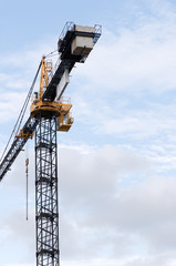 Tower crane against sky.