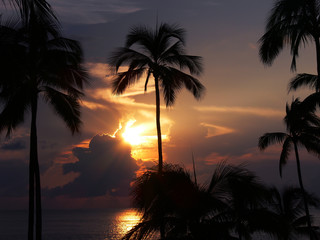 Fototapeta na wymiar Mexican Sunset