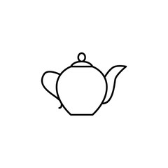 kettle icon. Element of food icon for mobile concept and web apps. Thin line kettle icon can be used for web and mobile on white background