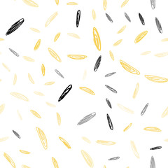 Light Yellow vector seamless backdrop with dots.