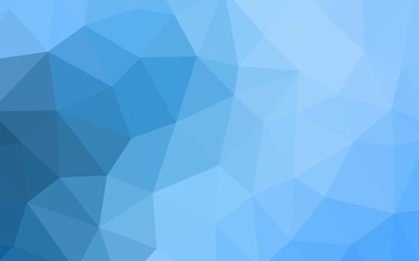 Obraz premium Light BLUE vector polygon abstract layout.