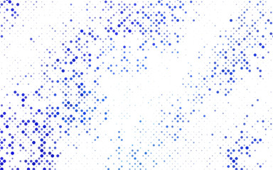 Dark BLUE vector illustration, which consist of circles.