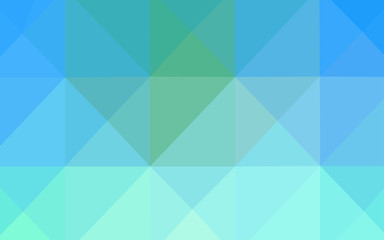 Light Blue, Green vector shining triangular layout.