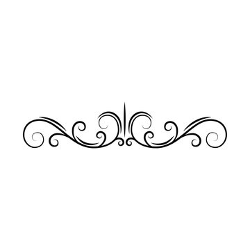 Scroll Frame stock vector. Illustration of curls, border - 12554093