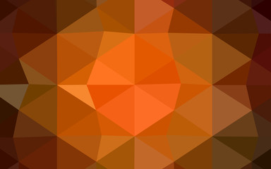 Dark BLUE vector abstract polygonal pattern.