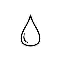 a drop icon. Element of science icon for mobile concept and web apps. Thin line a drop icon can be used for web and mobile