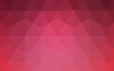 Light Pink vector abstract polygonal template.