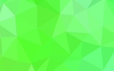 Fototapeta na wymiar Light Green vector abstract polygonal template.