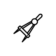 compass icon. Element of science icon for mobile concept and web apps. Thin line compass icon can be used for web and mobile