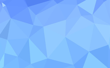 Obraz premium Light BLUE vector shining triangular backdrop.