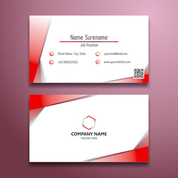 Abstract Modern Business Card Template