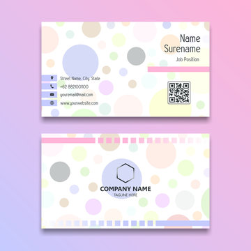 Full Colors Business Card Template