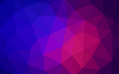 Obraz premium Light Blue, Red vector abstract mosaic pattern.