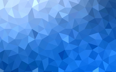 Obraz premium Light BLUE vector triangle mosaic template.