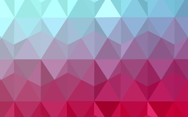 Light Blue, Red vector abstract polygonal background.